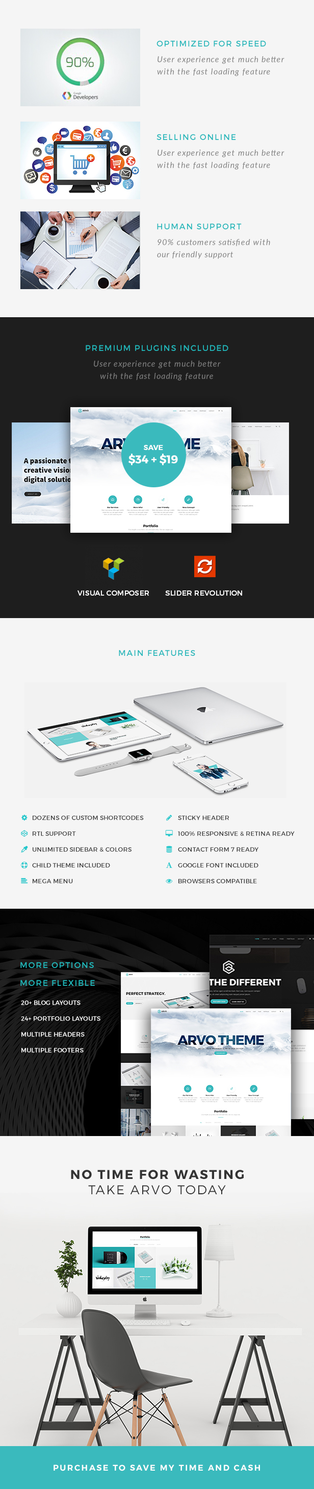 Arvo - A Clever & Flexible Multipurpose WordPress Theme - 11