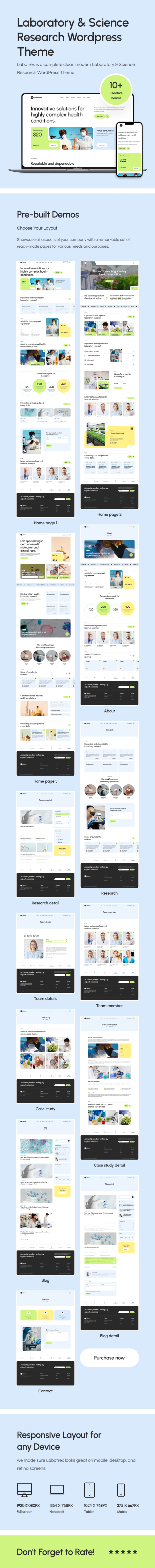 Labotrex - Laboratory & Science Research WordPress Theme - 5