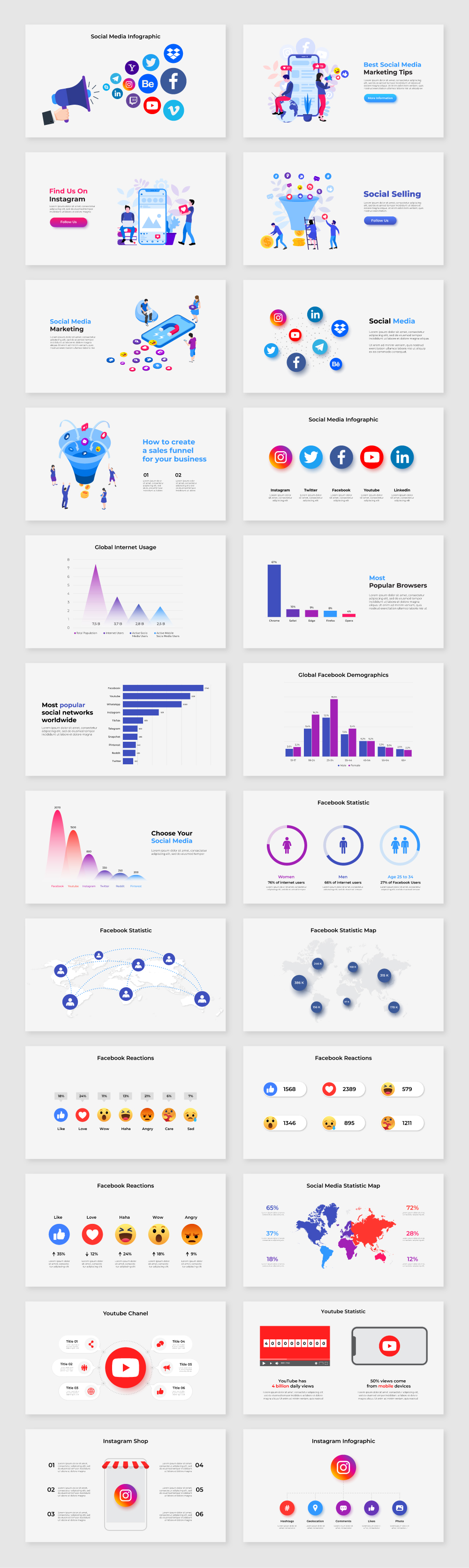 Multipurpose Infographics PowerPoint Templates v.5.2 - 139