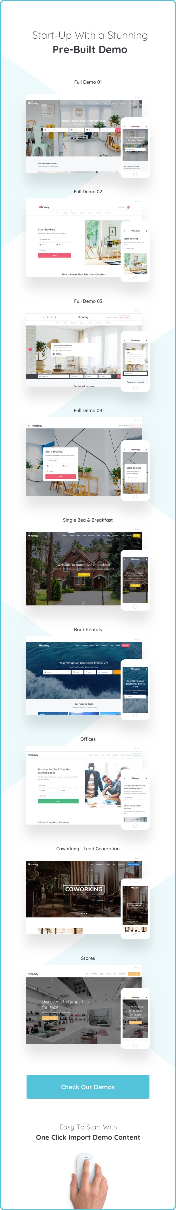 Homey - Booking and Rentals WordPress Theme - 8