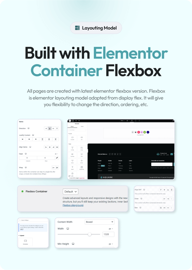 Aquark - River Guard & Social Community Elementor Template Kit - 4