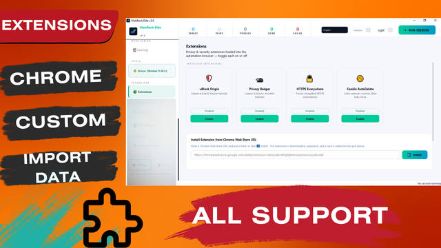 Chrome Extensions support for custom browser extensions