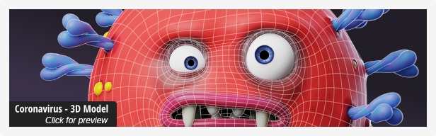 Coronavirus Character Animation DIY Kit by flasheasy | VideoHive