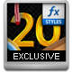20 Exclusive Layer Styles Pack