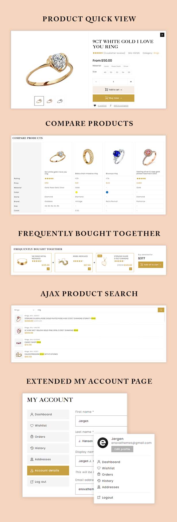Joice Jewelry Store - Jewelry & Watches WordPress Theme