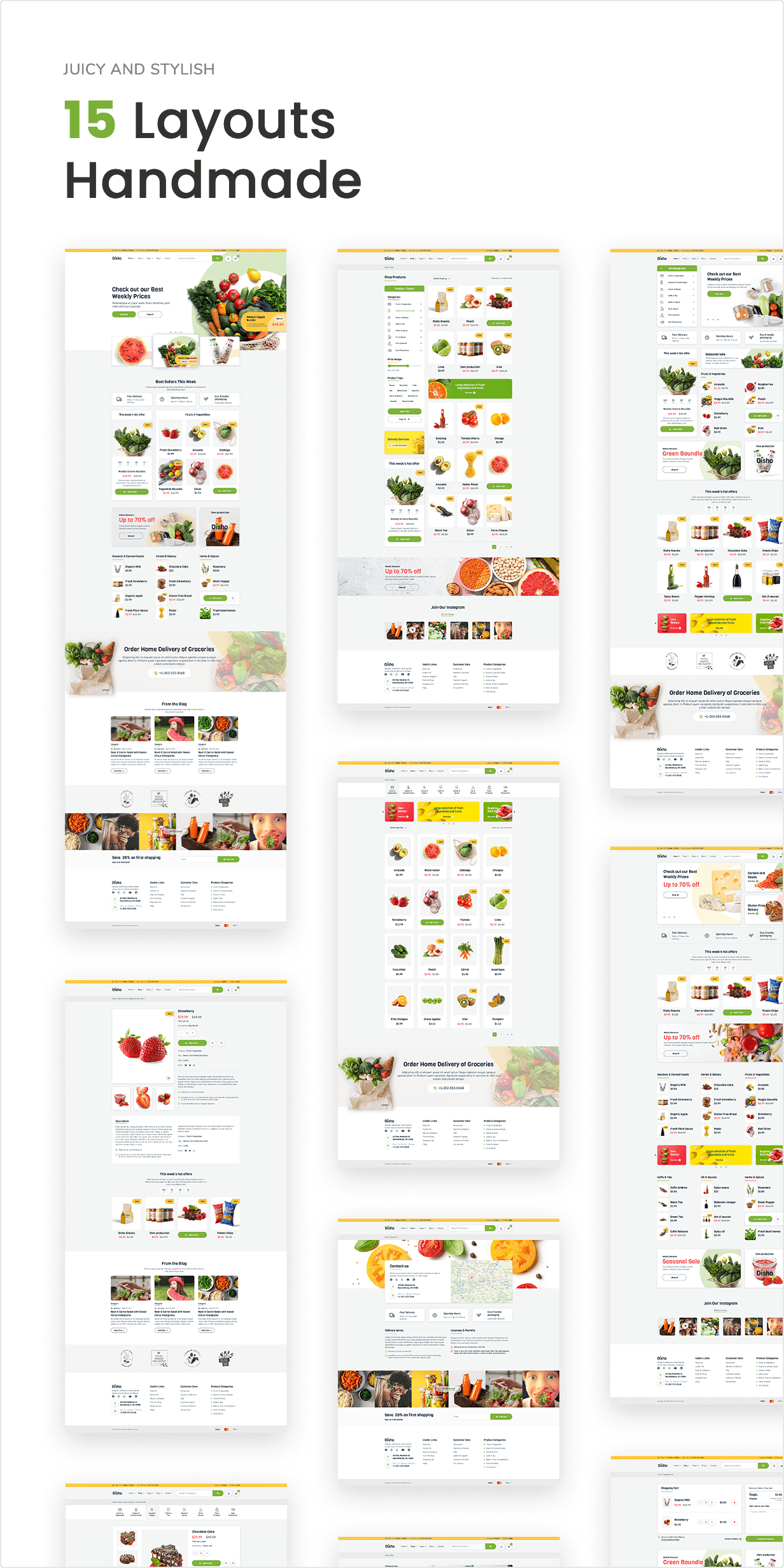 15 Layouts Handmade