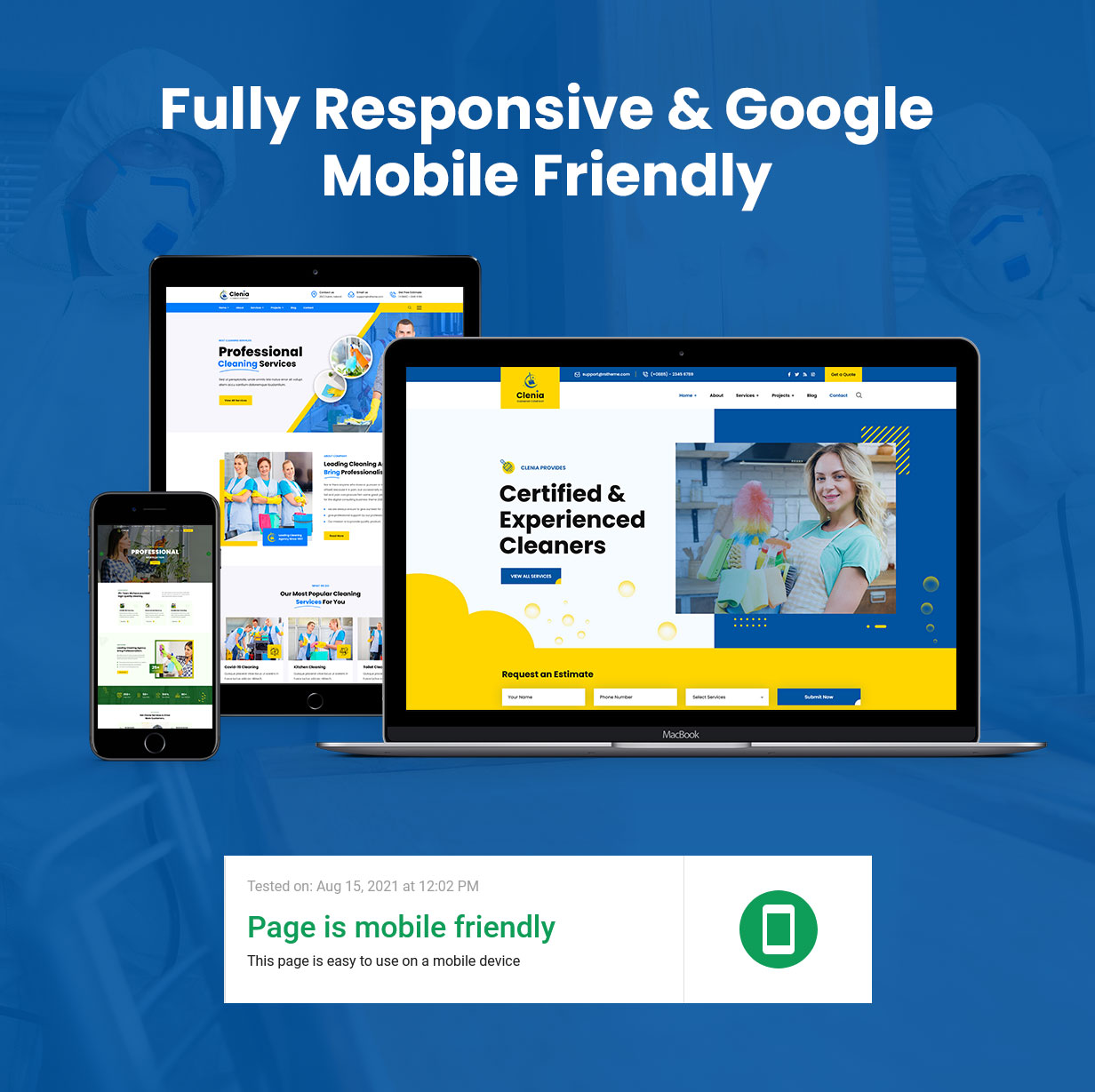 Clenia - Cleaning Services WordPress Theme - 8