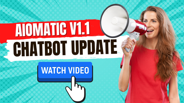 Aiomatic v1.1 chatbot update