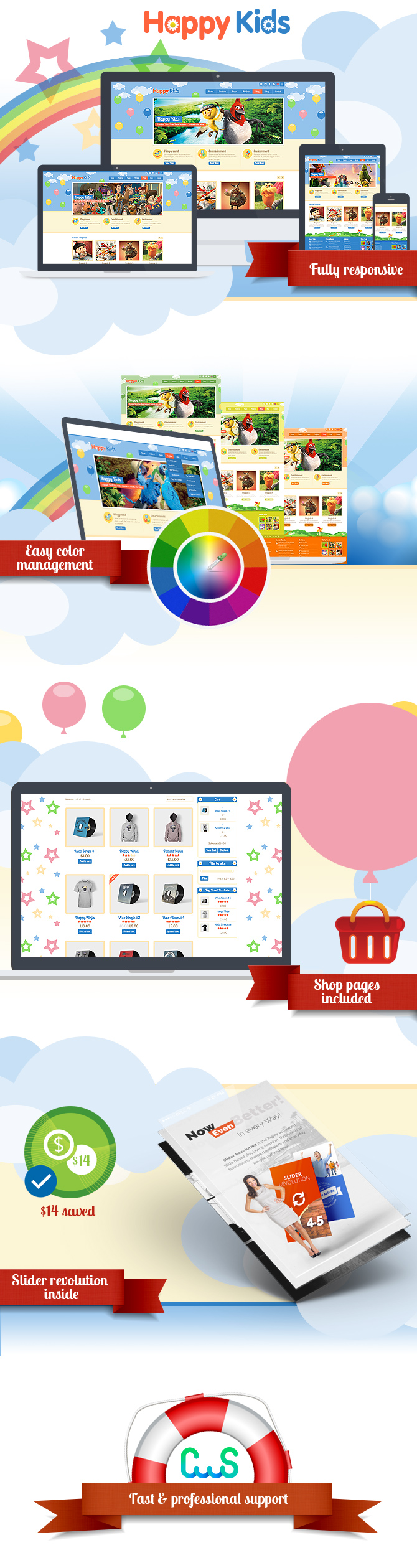 Happy Kids - Multipurpose HTML Template - 1