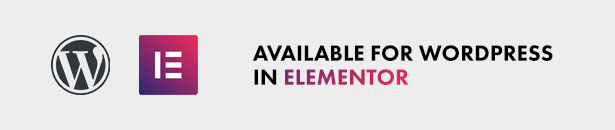 Available for Wordpress in Elementor