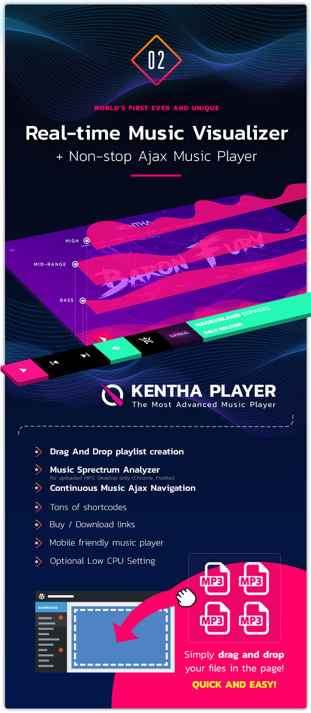 Kentha Music WordPress Theme 03