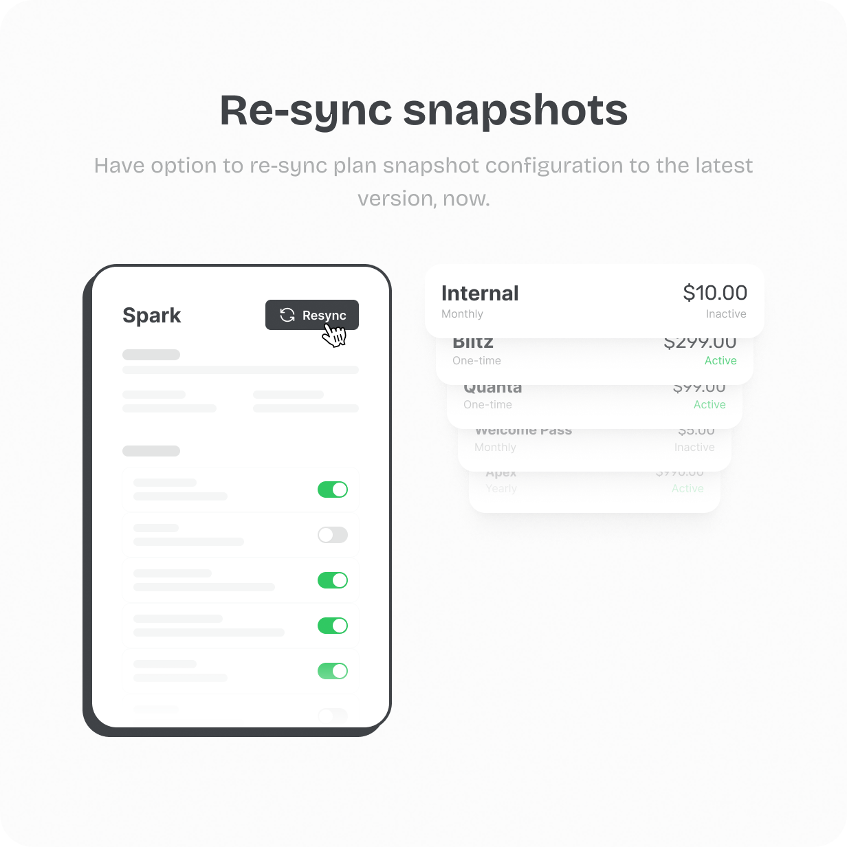 Resync Snapshots @heyaikeedo #aikeedo
