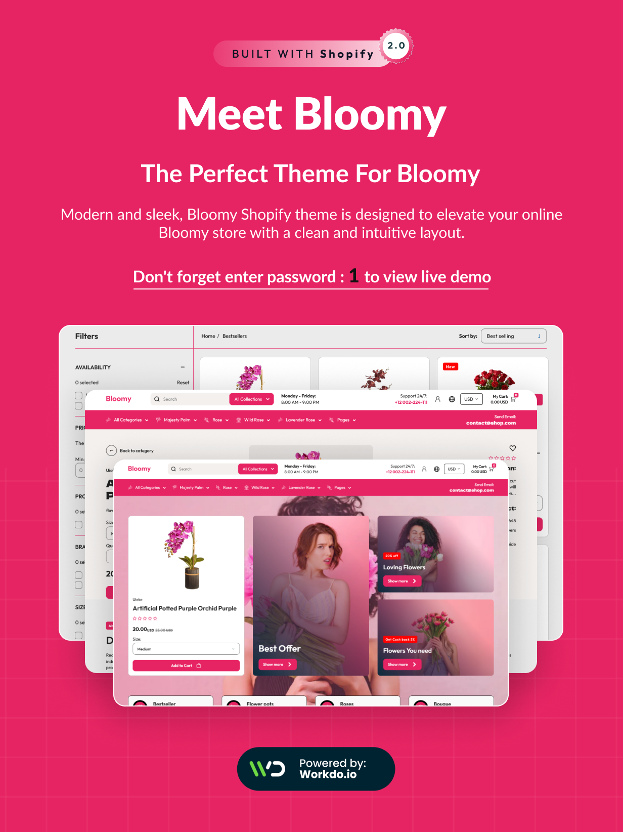 Bloomy - Flower & Florist Shopify 2.0 eCommerce Template - 8