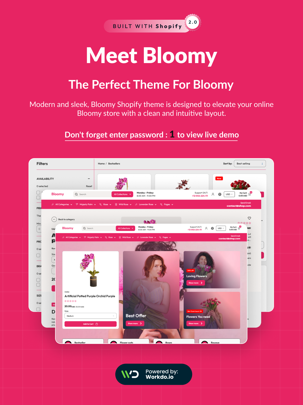 Bloomy - Flower & Florist Shopify 2.0 eCommerce Template - 7