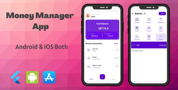 Money Expense Manager App