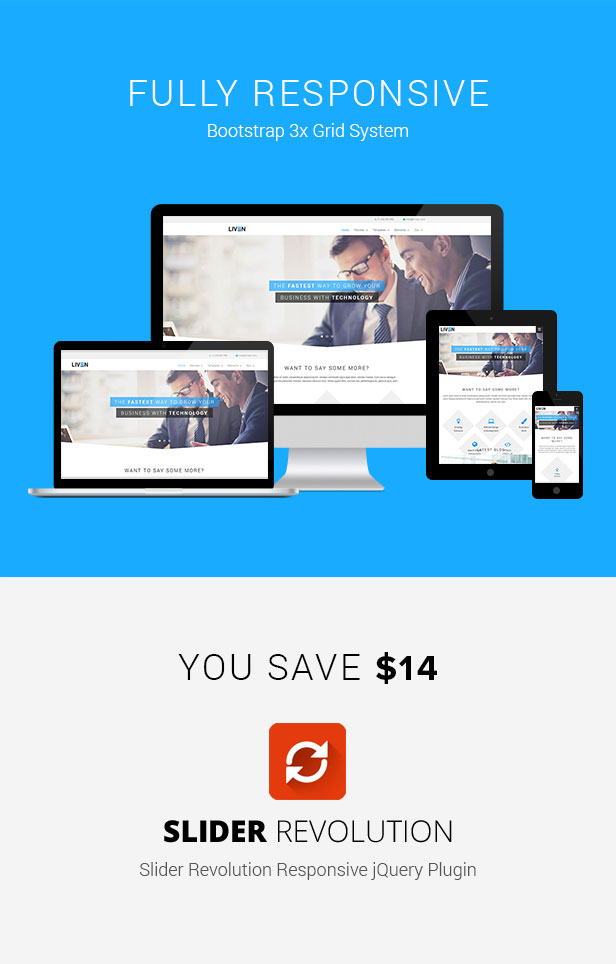 Liven - Modern Corporate - Business & Portfolio HTML5 Template - 2