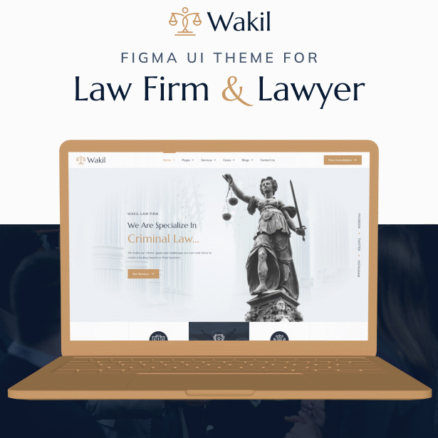 Lawyer & Attorney UI Theme - Wakil Law Firm - 2