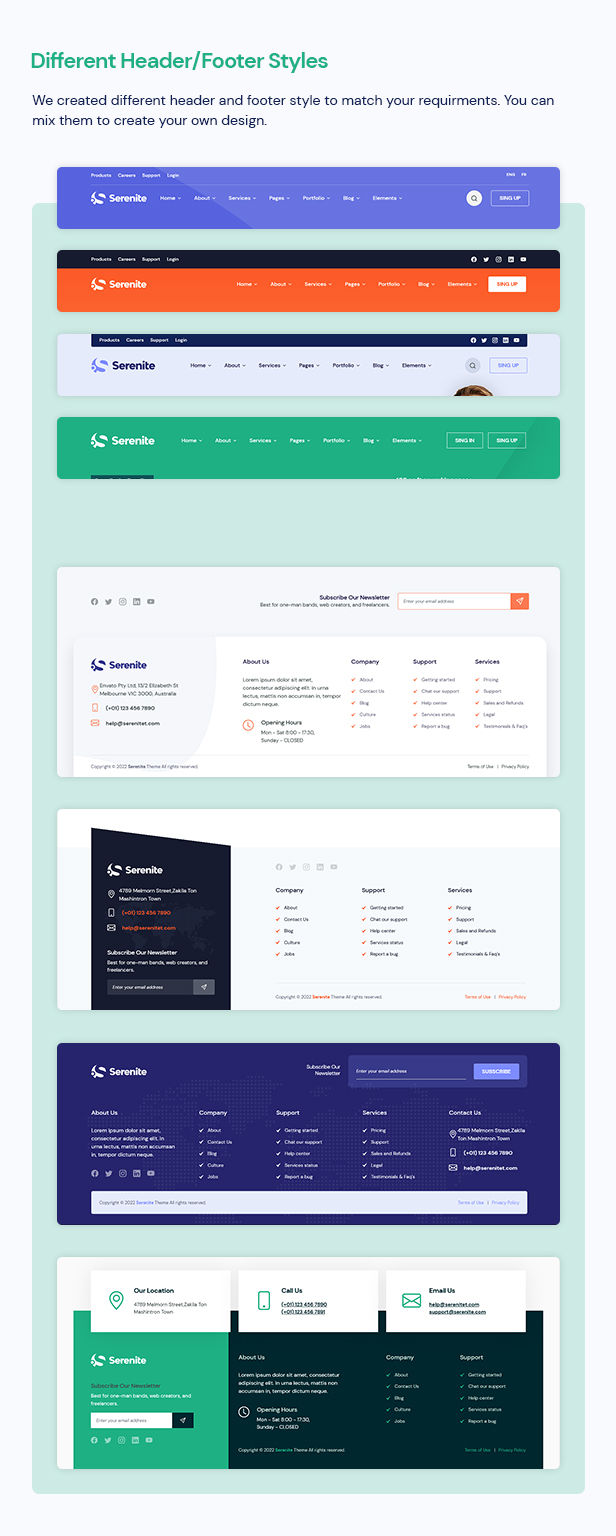 Serenite - Software & Saas Startup Theme