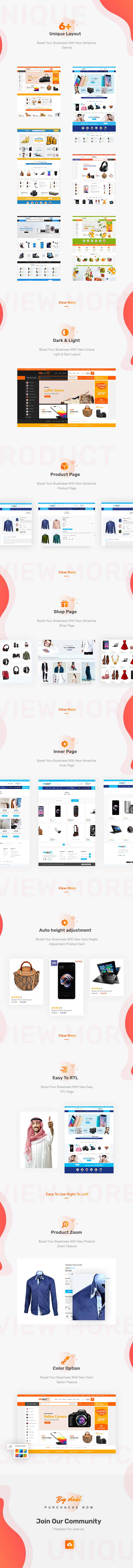 Bigdeal Multipurpose Ecommerce HTML Theme