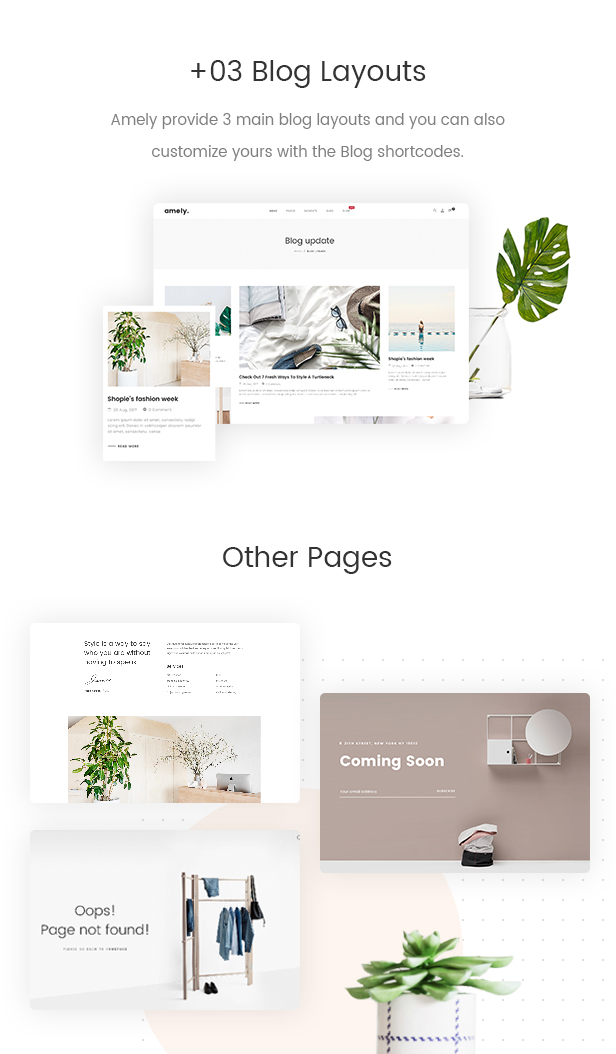 Amely v2.6.2-WooCommerce的Fashion Shop WordPress主题
