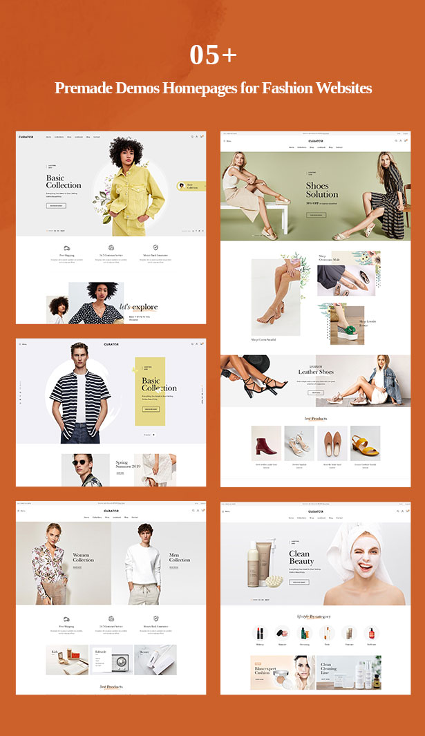 multiple prestashop clothing themes