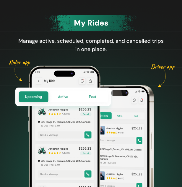 Taxido | Full Solution Taxi Cab Booking with Laravel and React Native