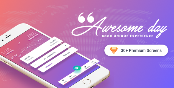 GoFlight Mobile App - UI kit