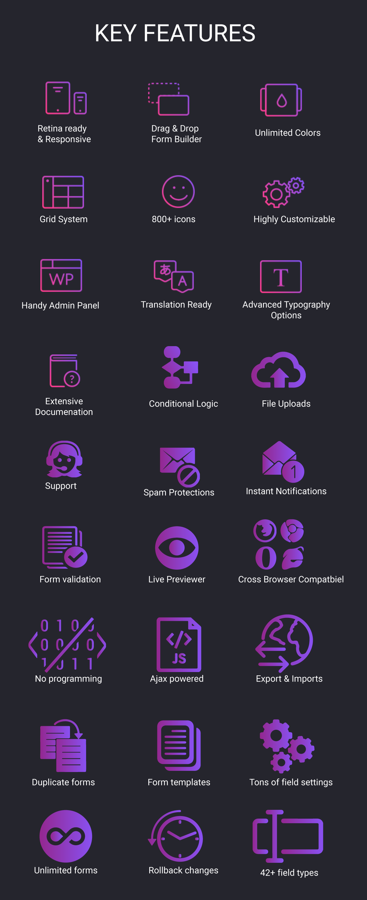 Key features