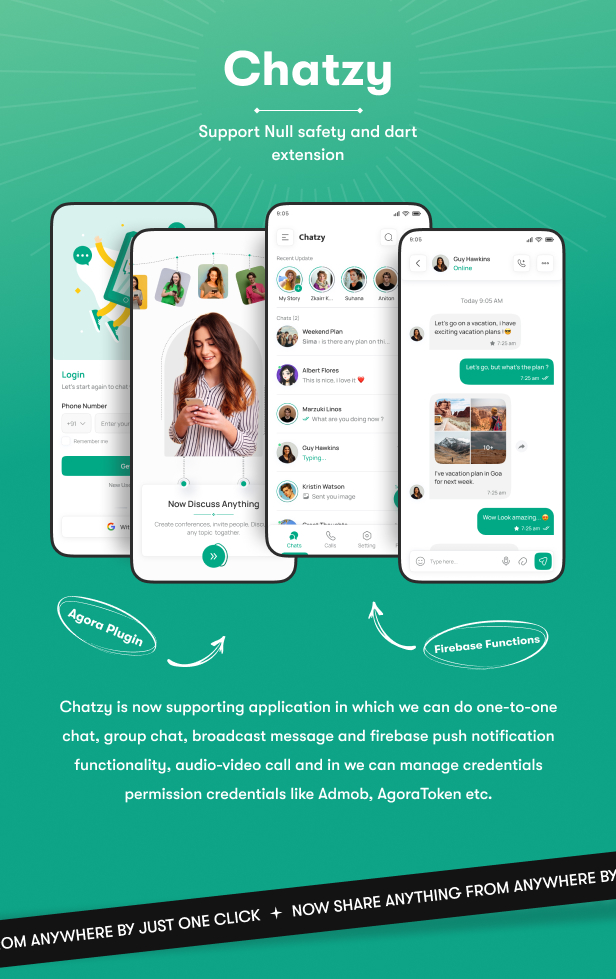 Whatsapp Clone Full Chat & Call App | Android & iOS Flutter Chat app - Chatzy