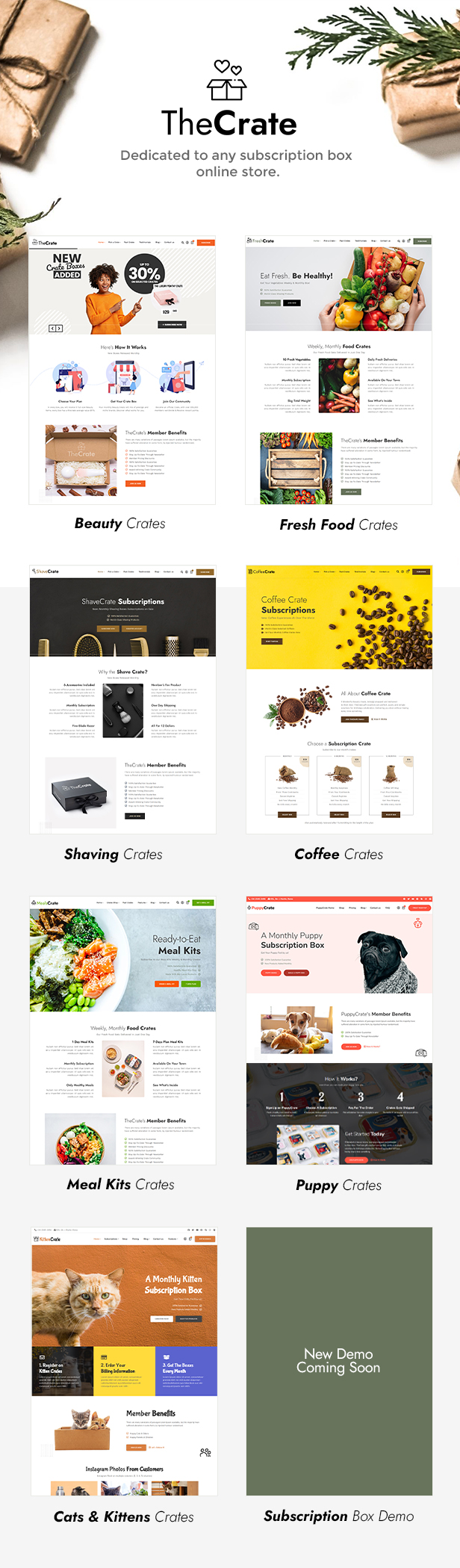 TheCrate - WooCommerce Subscription Box Theme - 3