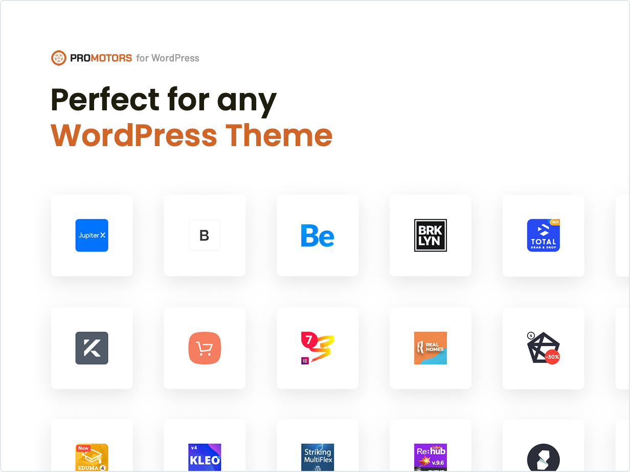 Perfect for any WordPress Theme