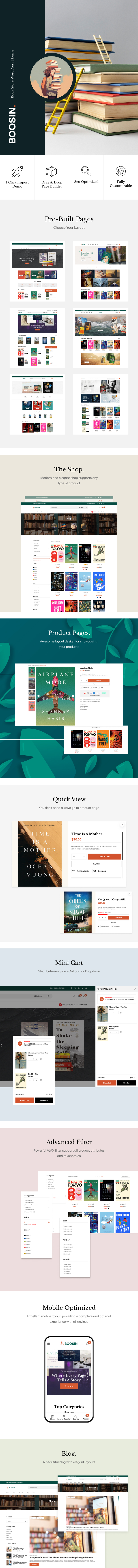 Boosin – Book Store WordPress Theme - 1