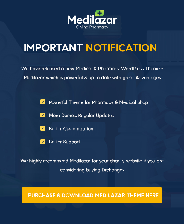 Dr.Changes - Doctor & Medical Clinic WordPress Theme - 1