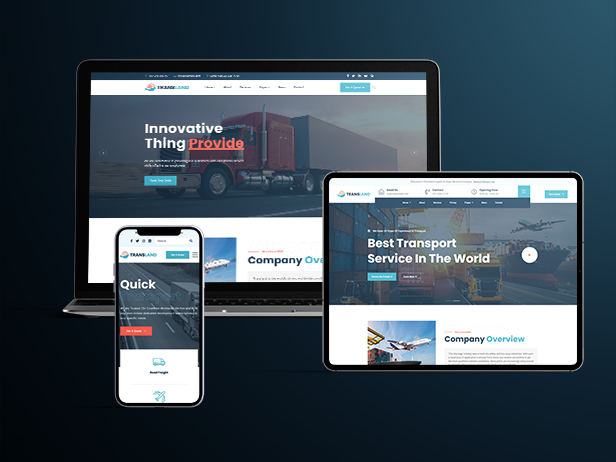 Transland - Transport & Logistics WordPress Theme - 1