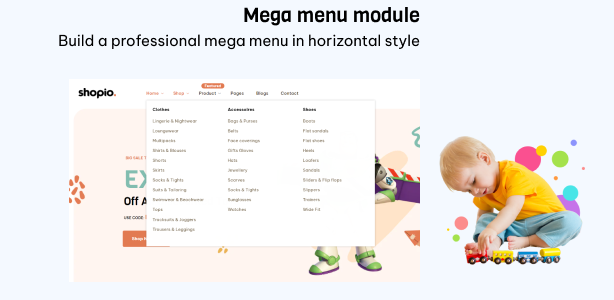  Mega menu module