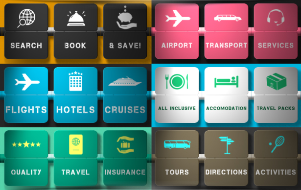 Combination examples. Airport departure Board after Effects. Travel Styles экран чтобы играть.