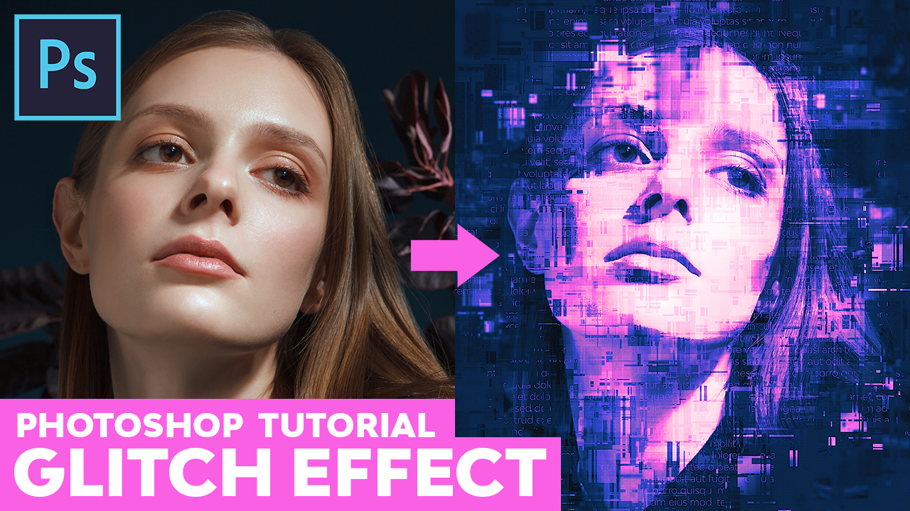 Glitch Photo Effect Photoshop Action