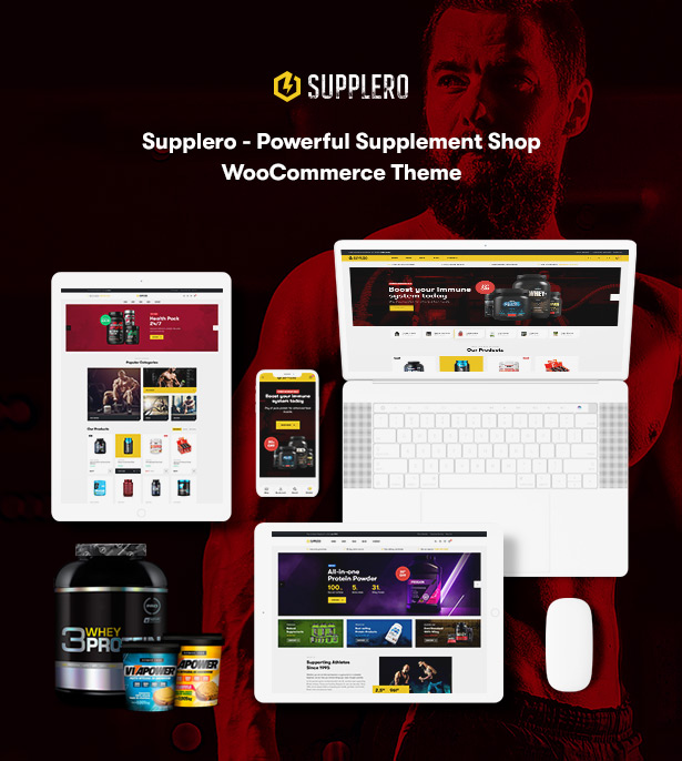 Supplero - best Supplement Store WooCommerce WordPress Theme