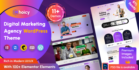 Choicy - Digital Marketing Agency WordPress