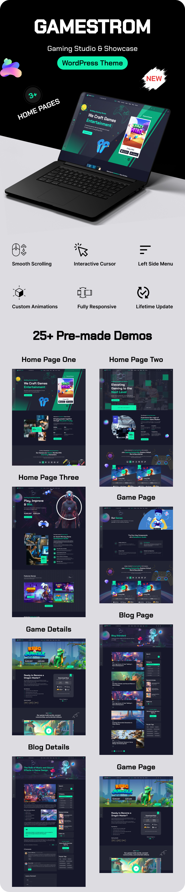 Gamestorm - Gaming Studio WordPress Theme