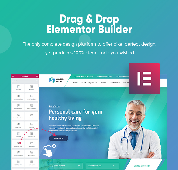 Medizco - Medical Health & Dental Care Clinic WordPress Theme