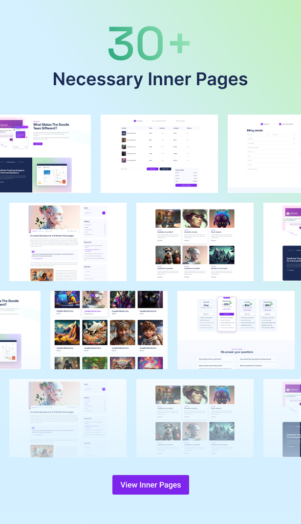AI Doodle – Laravel 11 AI Artificial Intelligence & AI Technology Startups Template - 10