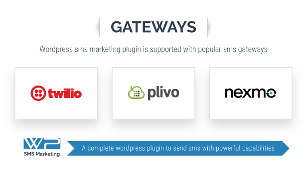 Ranking Solutions wordpress bulk sms marketing plugin for businesses and companies available with 3 most powerful gateways