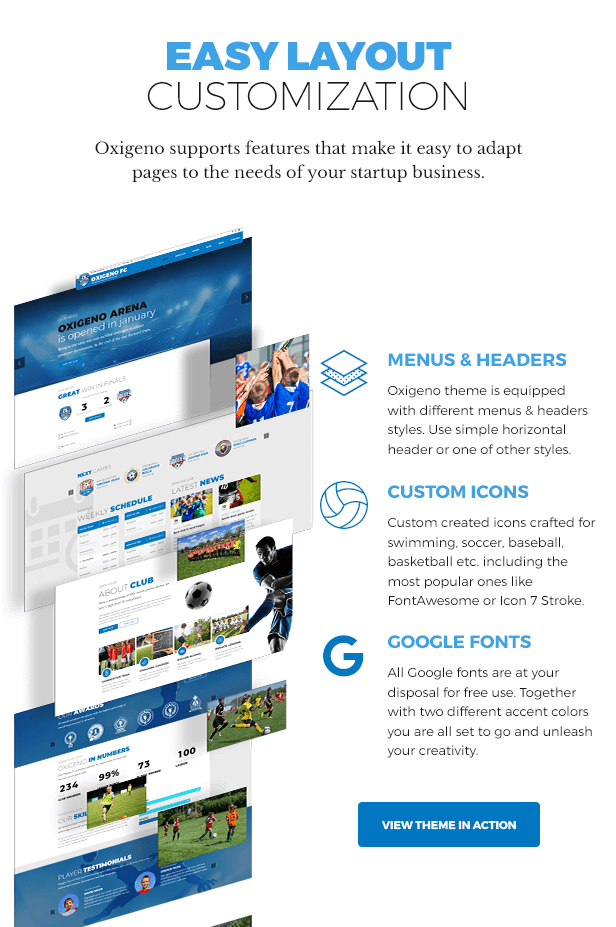 Oxigeno – Sports Club & Team WordPress Theme - 3