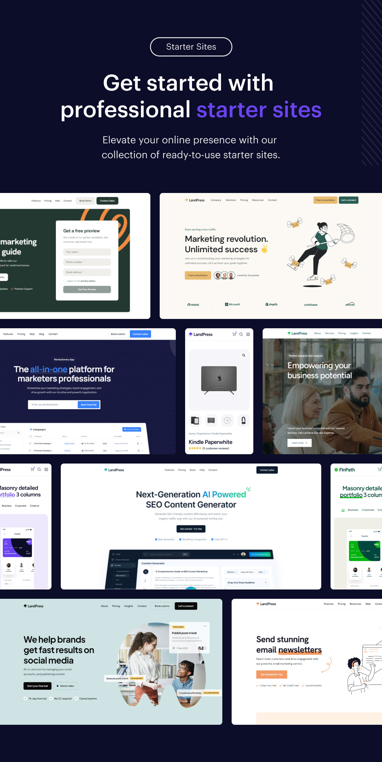 LandPress - Marketing Landing Page Elementor WordPress Theme - 4