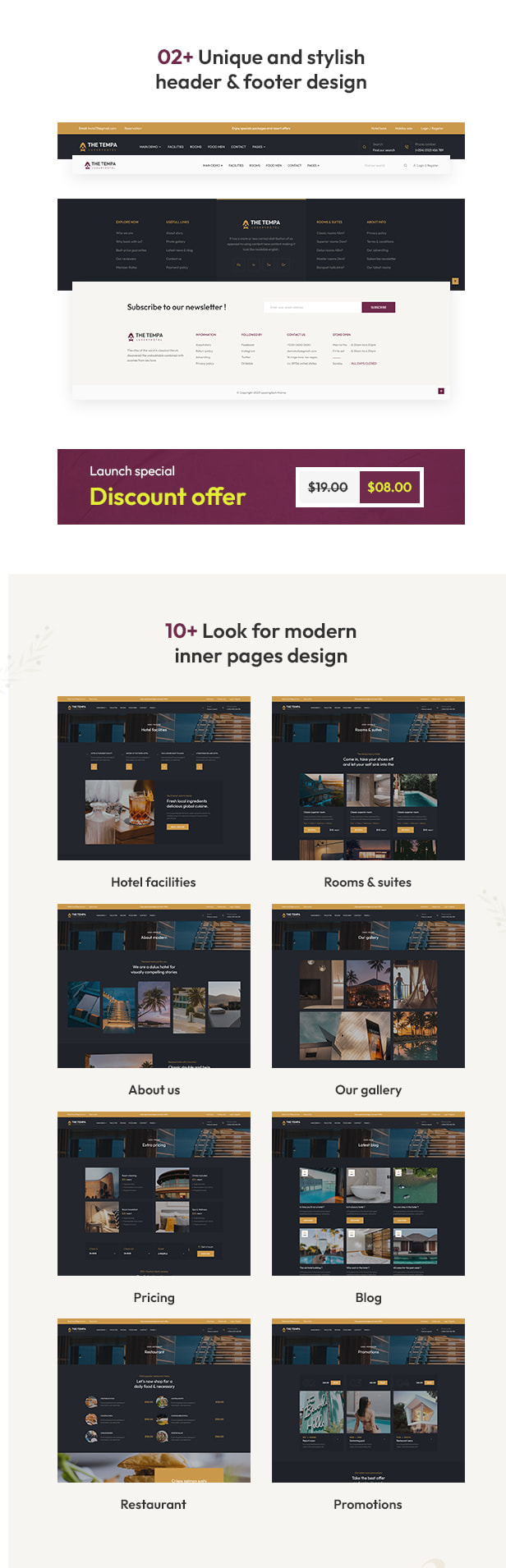 Tempa - The Luxury Hotel HTML5 Template - 2