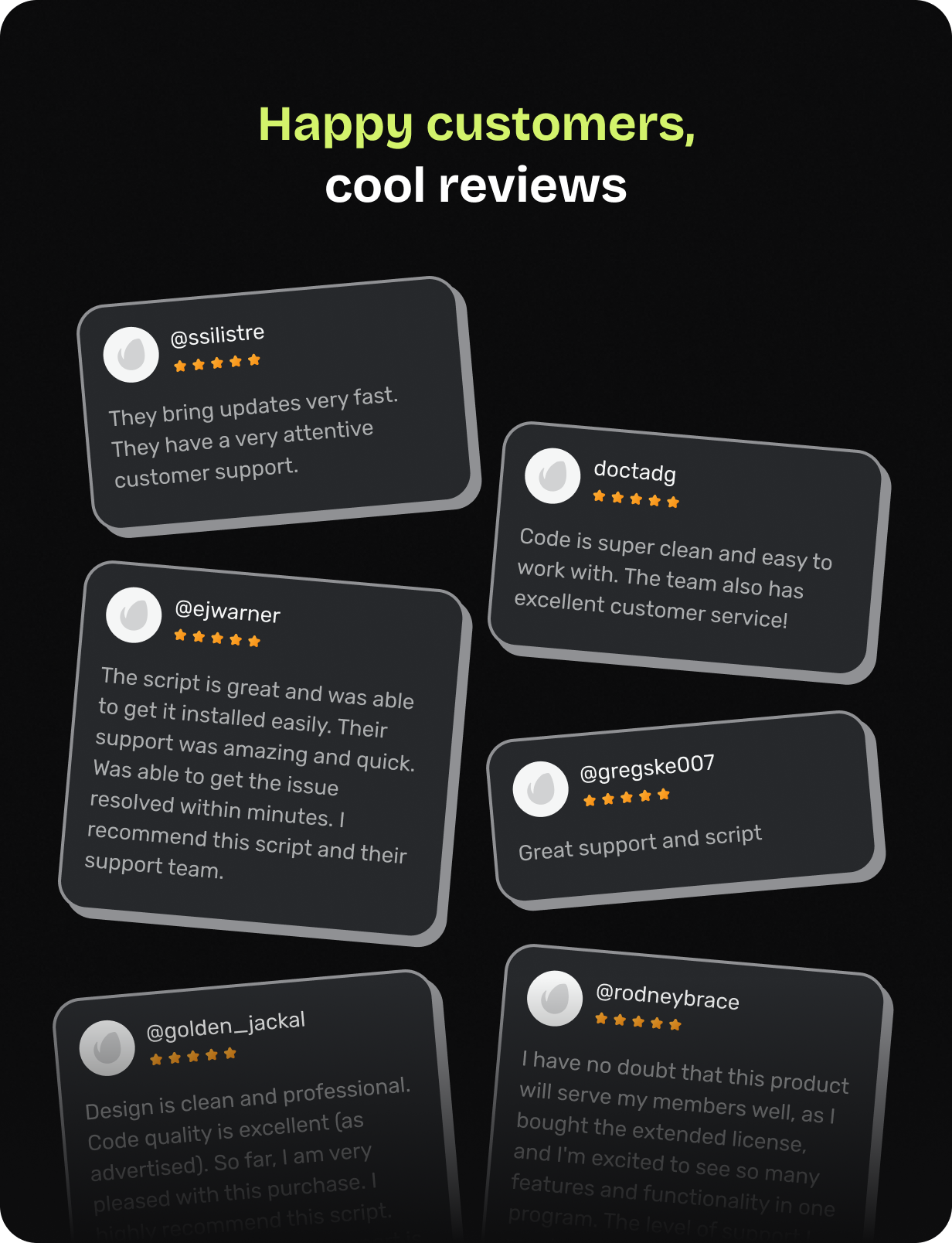 Happy customers, Cool reviews, Rate us, Give feedback @heyaikeedo #aikeedo