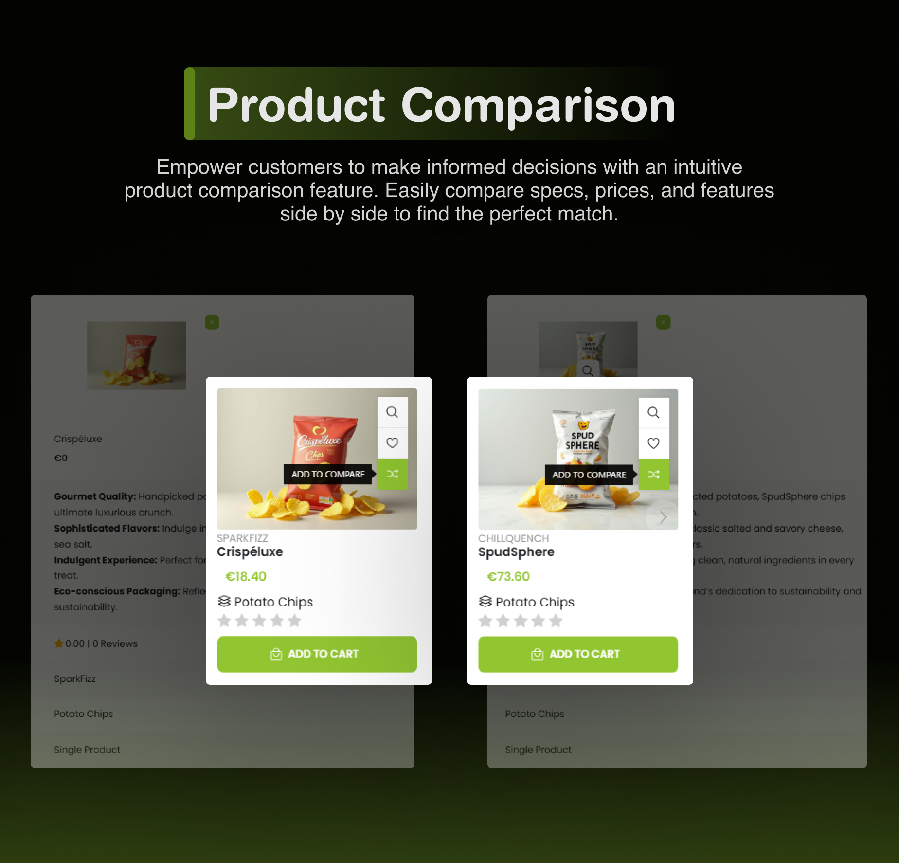 Product Comparison - eShop Plus - Multi Vendor, Multi Store, Multi Currency | eCommerce CMS Website in Laravel & Livewire