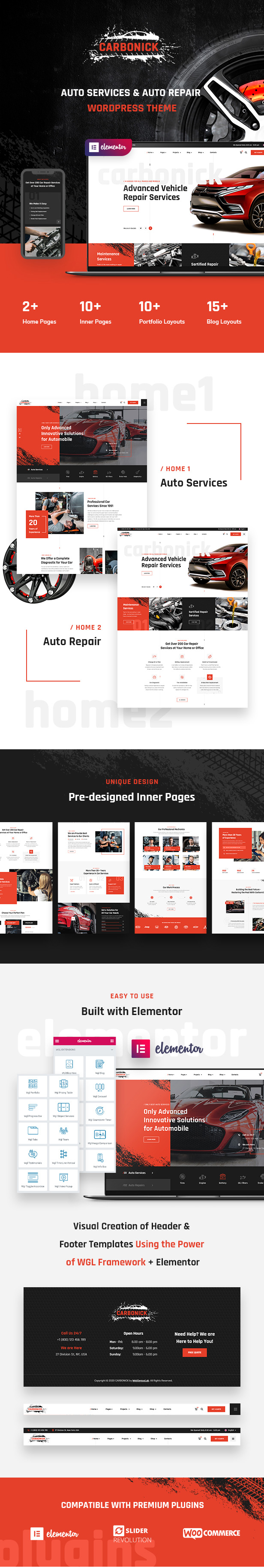 Carbonick - Auto Services & Repair WordPress Theme - 1
