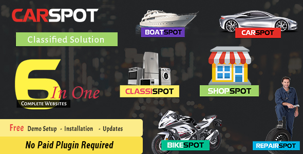 CarSpot - Car Services - Inventory - Automotive, Dealership, Classified WP Theme